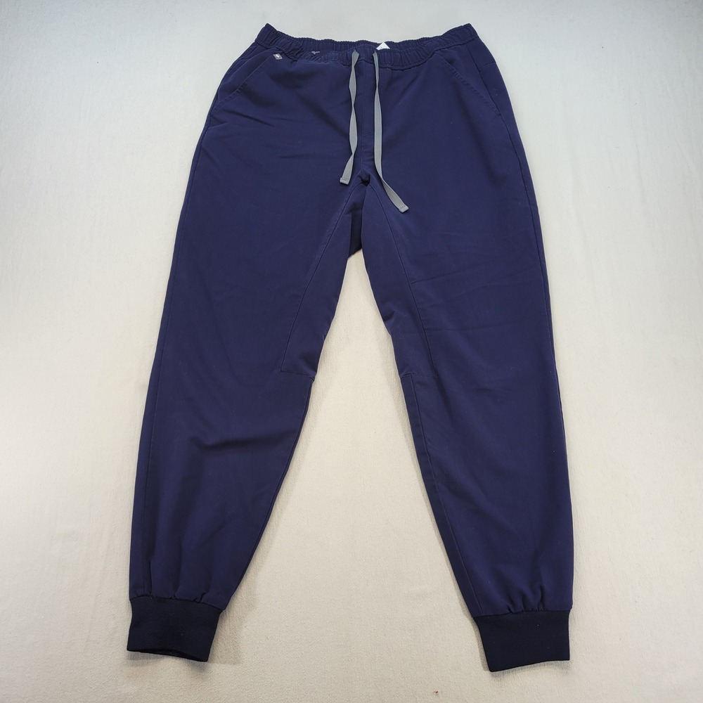FIGS Zamora Jogger Scrub Pants Women Large Navy Blue Technical MXXSW2004 Pockets